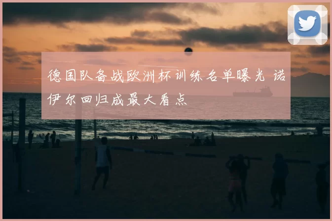 德国队备战欧洲杯训练名单曝光 诺伊尔回归成最大看点